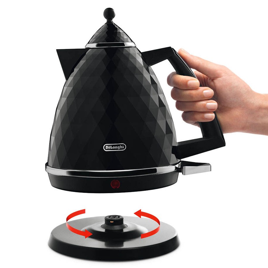 Delonghi Brillante Kettle, Black 1.7L, KBJ2001.BK TV Sales & Home