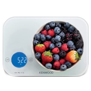 Kenwood Digital Kitchen Scale, 5G-8Kg White, WEP50.000Wh