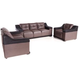Jasmine 6 Seater Brown Lounge Suite