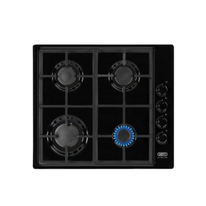 Defy Hob 600mm Gas Black DHG132