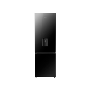 Hisense 347L Combi Fridge With Water Dispenser Black Glass H450BMIB-WD