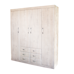 Boston 4 Door No Mirror Brushed Oak