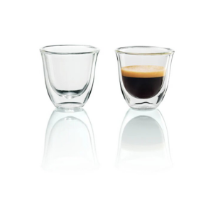 Delonghi 60ml Expresso Glass 2GLASS Thermal Wall DLSC310