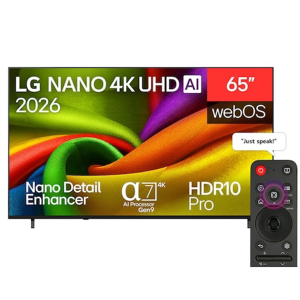 Lg 65" 4K UHD HDR Nano Smart AI 65NU840B6LA
